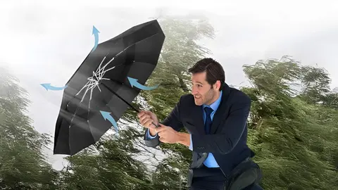 Paraguas resistente de Amazon