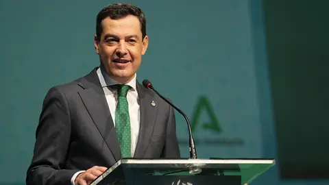 El presidente de la Junta de Andaluc&iacute;a, Juanma Moreno