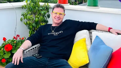 Jorge Cadaval de Los Morancos en la terraza de su casa en Triana | @Jorgecadaval