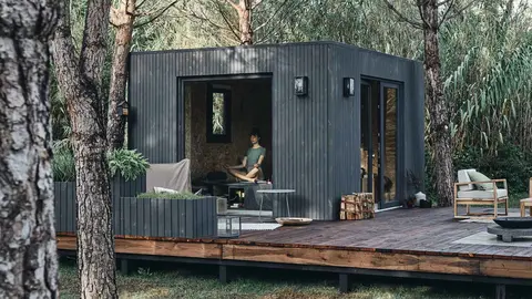 Caseta de madera Eco Lodge de Leroy Merlin