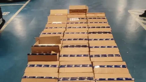 Tabaco de contrabando intervenido en Jerez | Polic&iacute;a Nacional