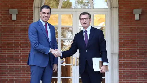 Pedro S&aacute;nchez y Alberto N&uacute;&ntilde;ez Feij&oacute;o
