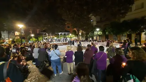 Manifestaci&oacute;n ciudadana por el 25N en Jerez