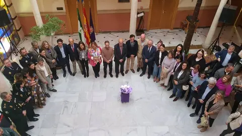 Imagen del acto celebrado en Ja&eacute;n con motivo del 25N