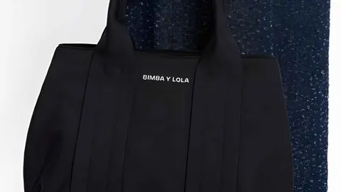 Bolso de mano mediano de nylon de Bimba y Lola