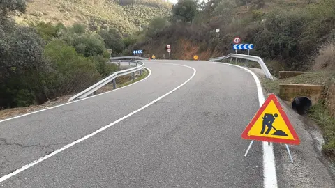 La carretera en la que se produjo el accidente
