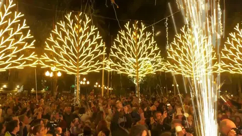 Alumbrado navide&ntilde;o en C&aacute;diz el pasado a&ntilde;o 2023