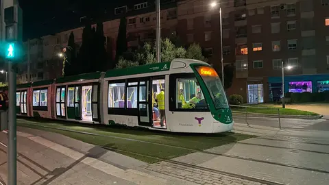 Tranv&iacute;a en pruebas por las calles de Ja&eacute;n