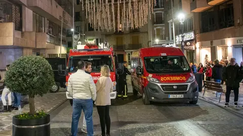 Imagen del lugar donde se produjo el incendio