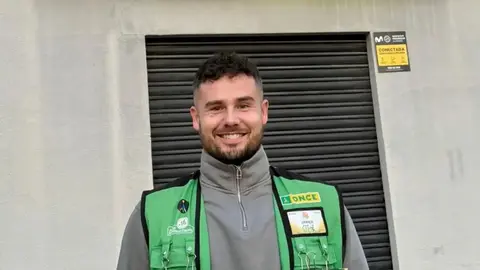 Francisco Javier Villagr&aacute;n, vendedor de la ONCE en Alcal&aacute; de Guadaira