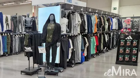 Pasillo de Decathlon, Jerez