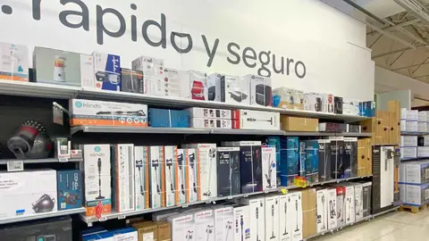 Secci&oacute;n de aspiradoras de Carrefour