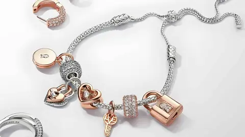 Pulsera Pandora Moments Cadena con Tachuelas Deslizante en El Corte Ingl&eacute;s