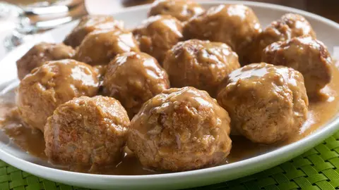 Alb&oacute;ndigas guisadas Hacendado en Mercadona