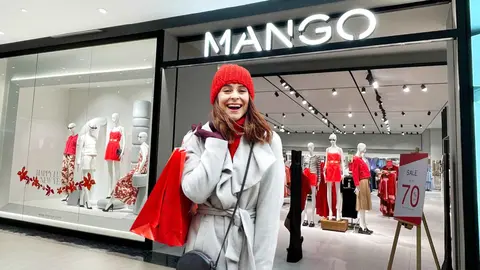 Tienda de Mango en Navidad