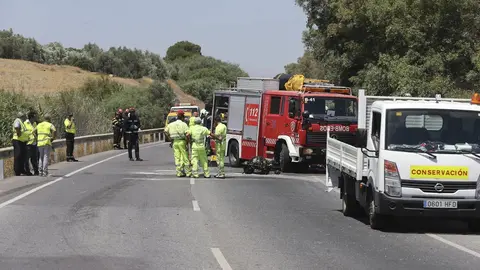 Imagen de archivo de un accidente de tr&aacute;fico