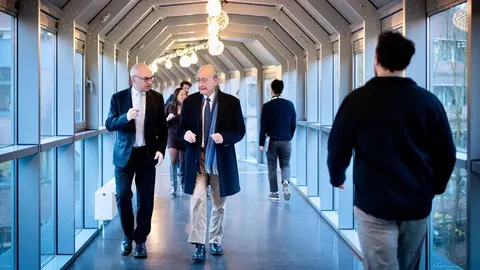 Paco de la Torre, durante una visita reciente a Lovaina en B&eacute;lgica