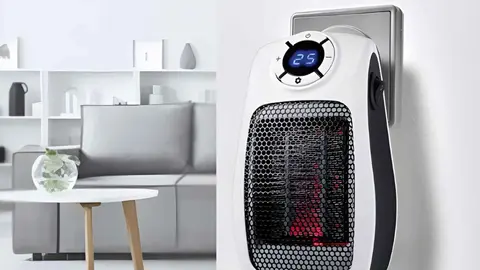 Calefactor cer&aacute;mico de enchufe de 600 W Silver Crest de Lidl