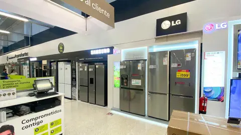 Secci&oacute;n de electrodom&eacute;sticos de Carrefour