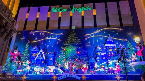 El Corte Ingl&eacute;s de Madrid en Navidad