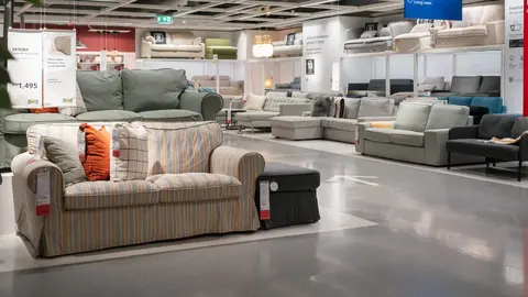 Secci&oacute;n de sof&aacute;s de IKEA