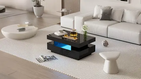 Mesa de centro de alto brillo de Leroy Merlin