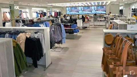Interior de tienda H&M