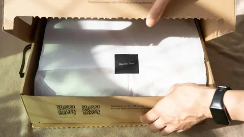 Caja de pedido de Massimo Dutti