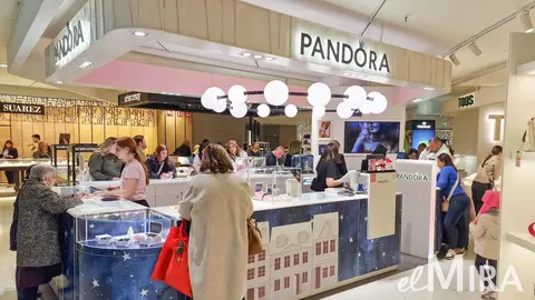 Joyer&iacute;a Pandora en El Corte Ingl&eacute;s de Madrid