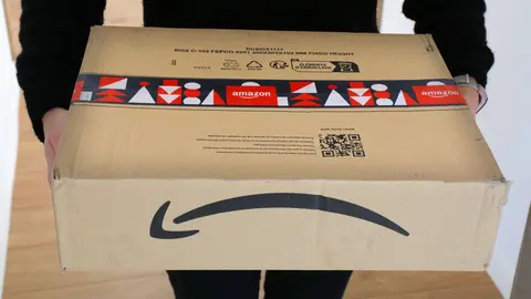 Caja de reparto de Amazon
