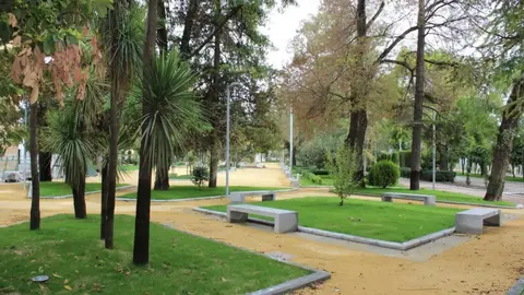 El parque de La Alameda en Ja&eacute;n