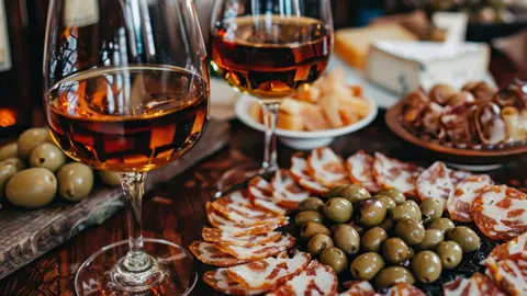 Vinos de Jerez y tapas de productos de la tierra maridan en un ambiente que no tiene igual en el mundo