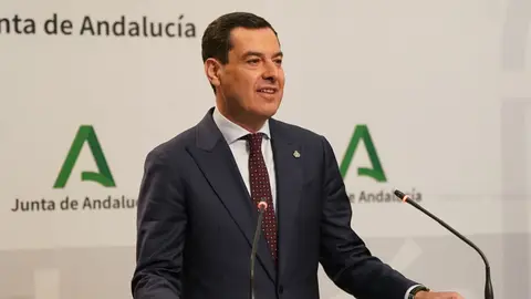 Juanma Moreno, presidente de la Junta de Andaluc&iacute;a