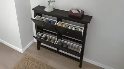 Zapatero con 4 compartimentos Hemnes