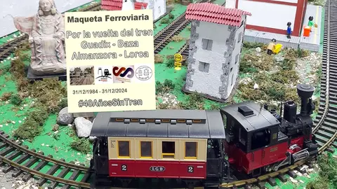 Maqueta reivindicativa por el tren de Baza