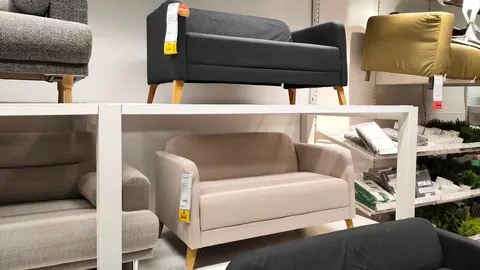 Secci&oacute;n de sof&aacute;s de IKEA