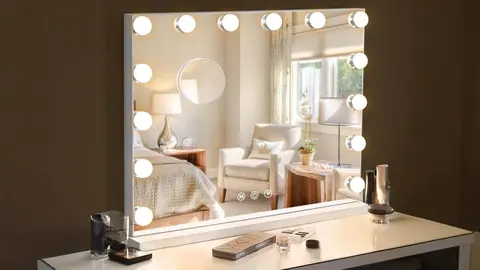 Espejo de Maquillaje con Luz Hansong