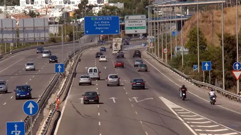 La autov&iacute;a en la que se produjo el accidente