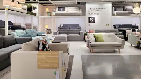 Sof&aacute;s en IKEA