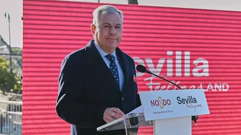 Jos&eacute; Luis Sanz presenta el stand de Sevilla en FITUR 2025 | Salvador L&oacute;pez Medina para El MIRA