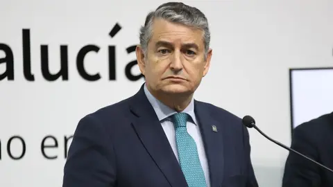 El consejero de la Presidencia de la Junta de Andaluc&iacute;a, Antonio Sanz | Cristo Garc&iacute;a