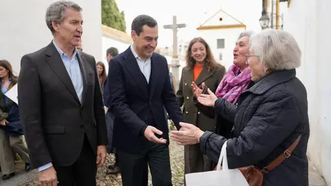 Juanma Moreno, durante su reciente visita a C&oacute;rdoba