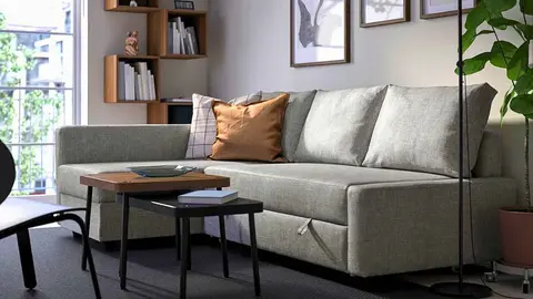 Nuevo sof&aacute; cama con chaise longue FRIHETEN de Ikea