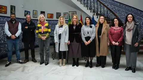 Visita institucional de la presidenta de la Diputaci&oacute;n de C&aacute;diz. Almudena Mart&iacute;nez, a Villamart&iacute;n