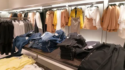 Interior de tienda ZARA