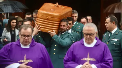 Funeral de uno de los guardias civiles muerto en Barbate