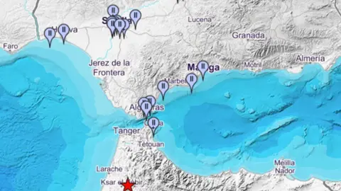 El potente terremoto se ha sentido en seis provincias de Andaluc&iacute;a