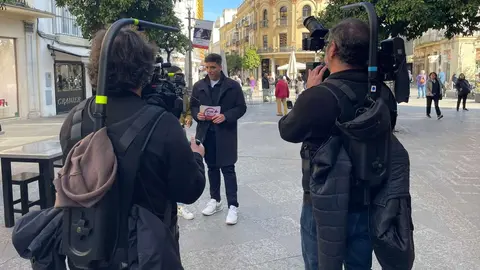 Xuso Jones grabando en Jerez