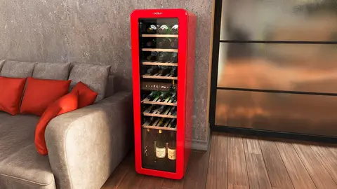 Vinoteca 30 Botellas Retro Bolero Grandsommelier Origin Duo de Cecotec