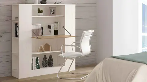 Estanter&iacute;a multifunci&oacute;n con mesa abatible DARCY - HOME HEAVENLY en Maisons du Monde